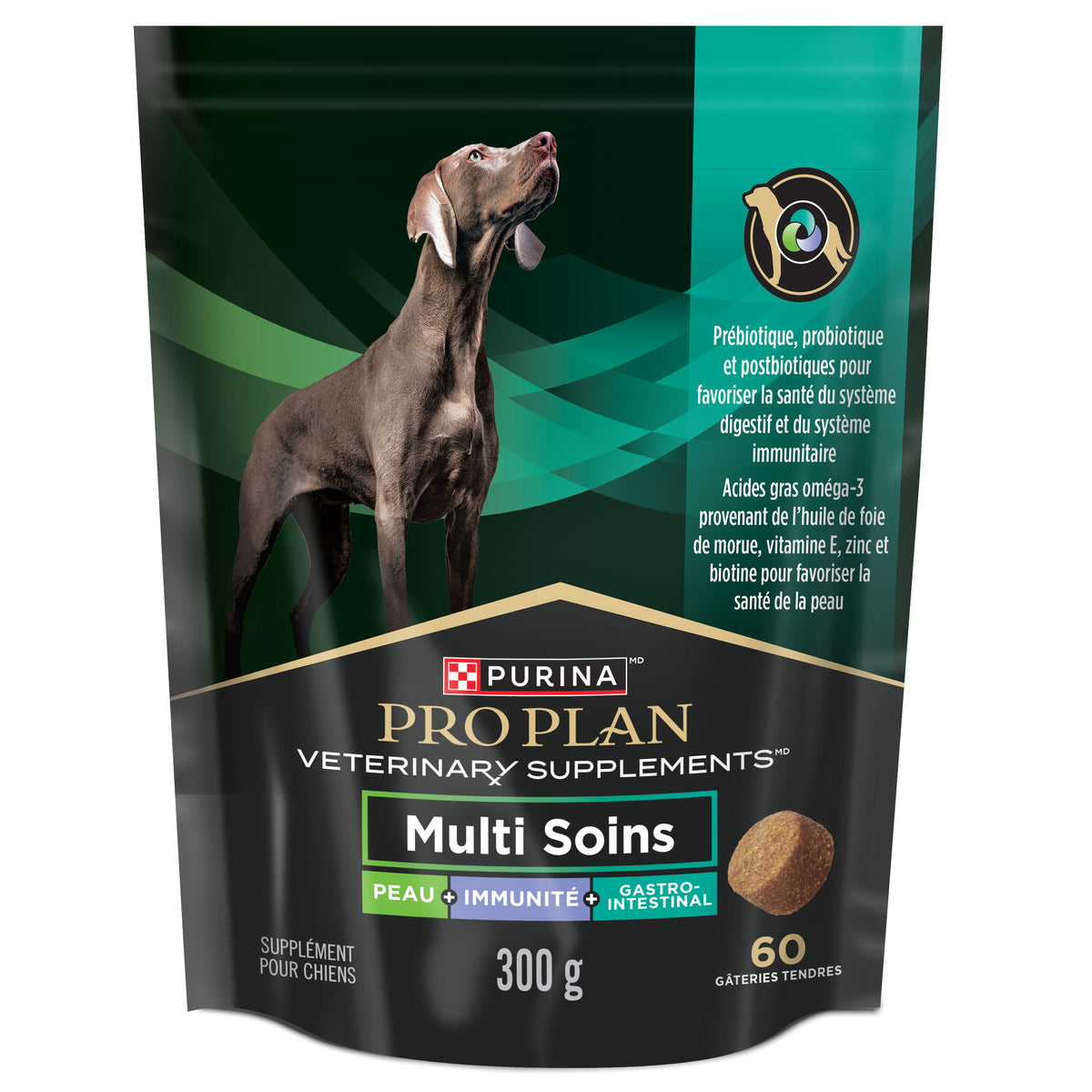 Supplément MultiCare pour chien, bouchées molles