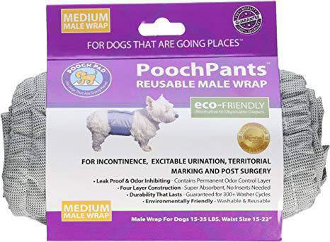 Couche lavable pour chien mâle