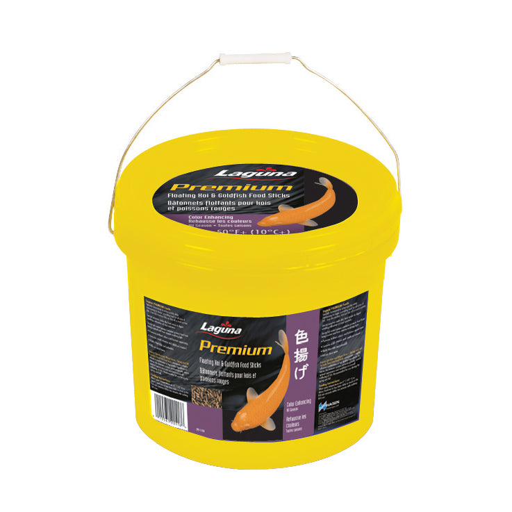 Nourriture Premium en bâtonnets flottants rehaussant les couleurs pour koï et poisson rouge - Laguna