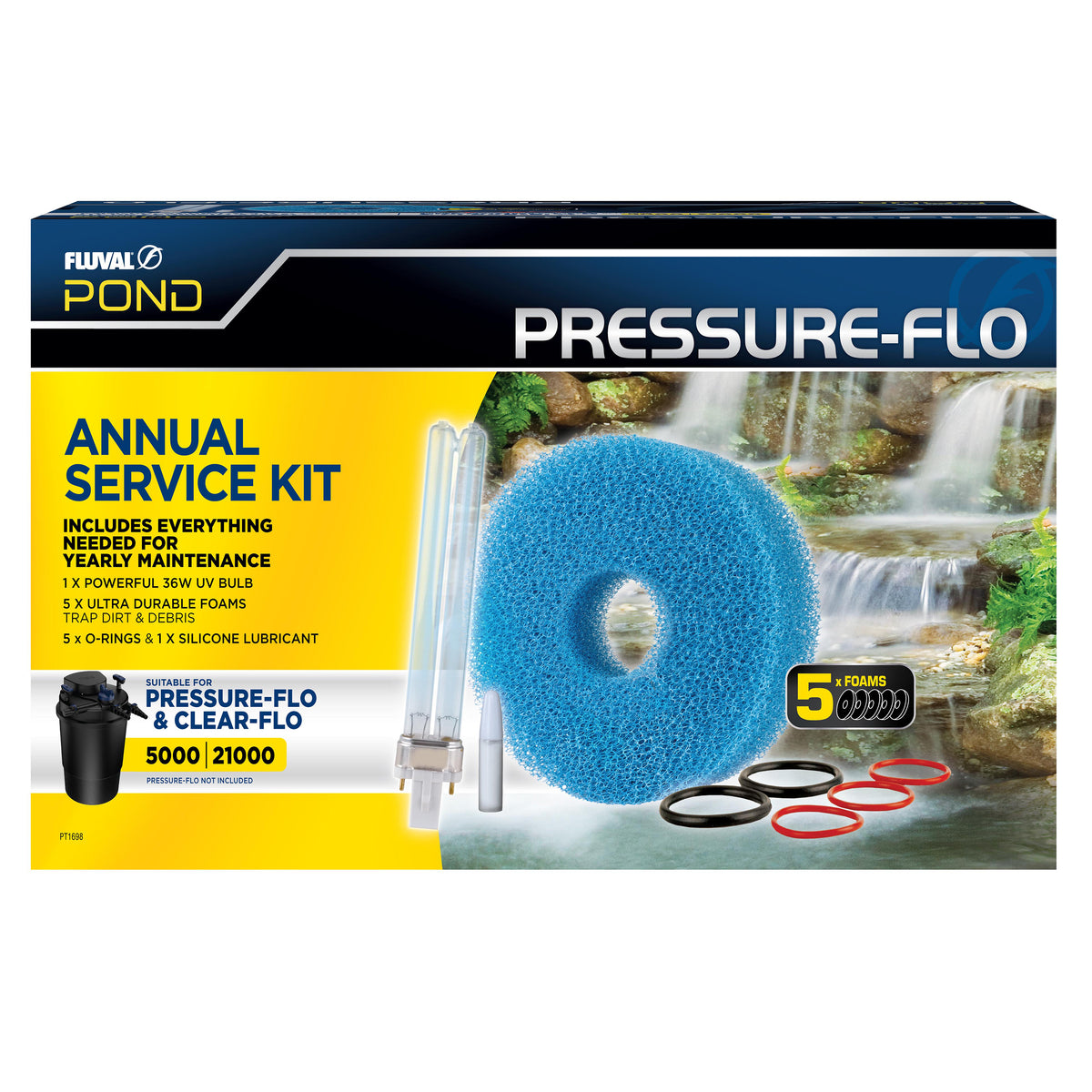 Trousse d'entretien pour filtre pressurisé Pressure-Flo 4000 (PT1728), 36 W