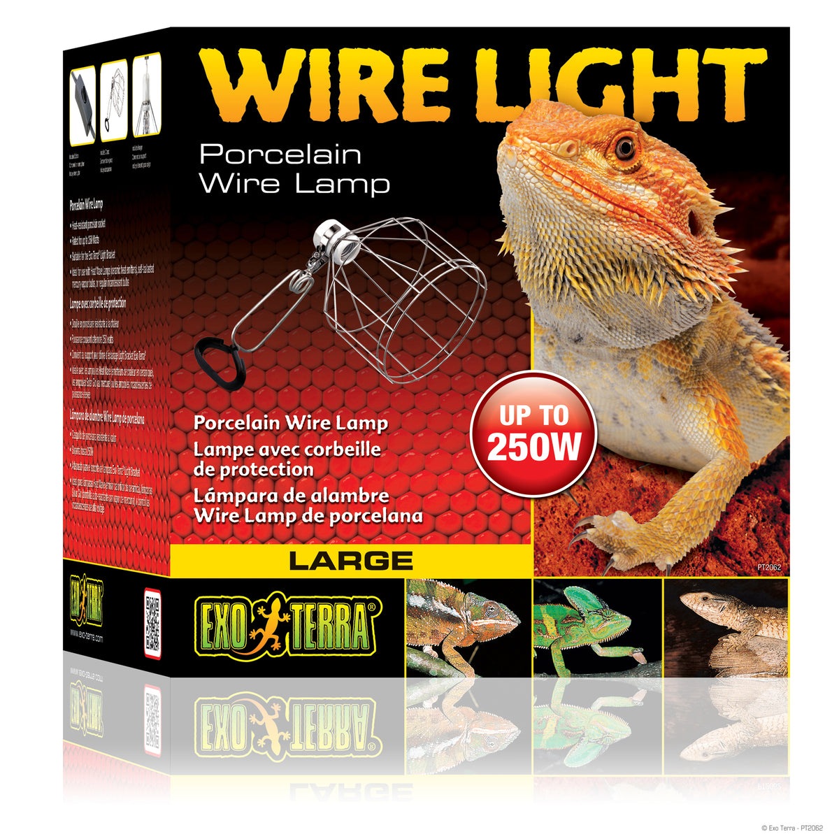 Lampe Wire Light, grande, 250 W