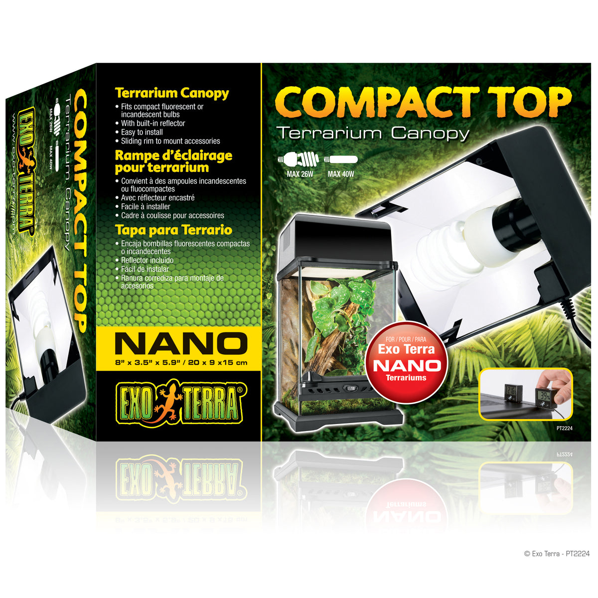 Couvercle avec éclairage Compact Top