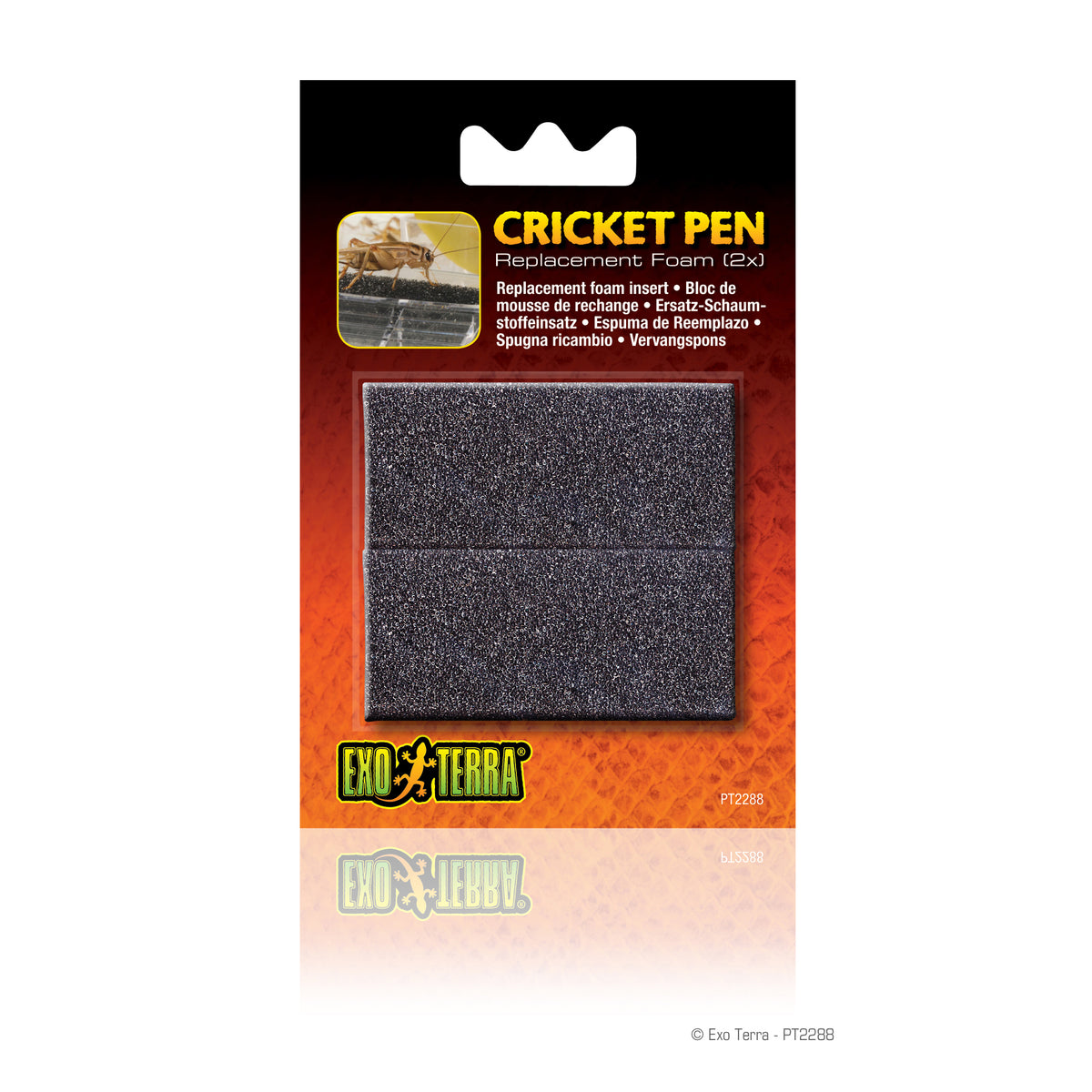 Bloc de mousse de rechange pour habitat pour grillons Cricket Pen