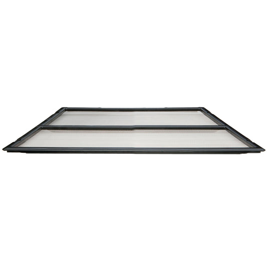 Couvercle grillagé pour terrarium en verre, 30 x 30 cm