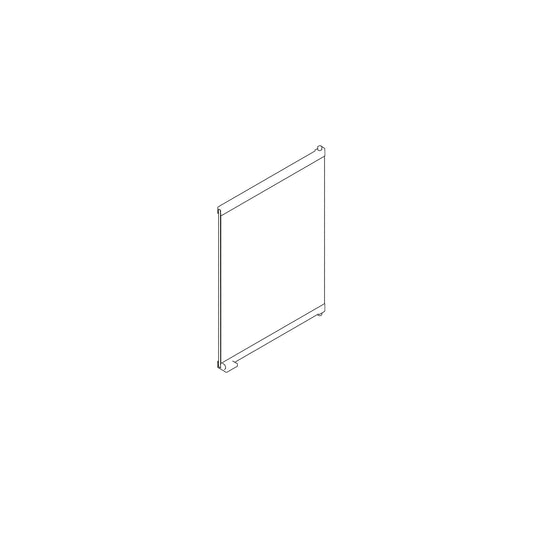 Porte de rechange en verre droite pour terrarium Vista 60 (PT2586)