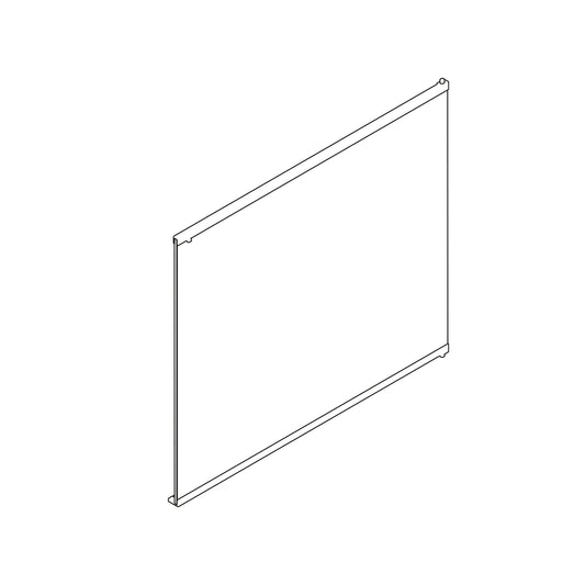Porte de rechange en verre gauche pour terrarium Vista 120XL (PT2589)