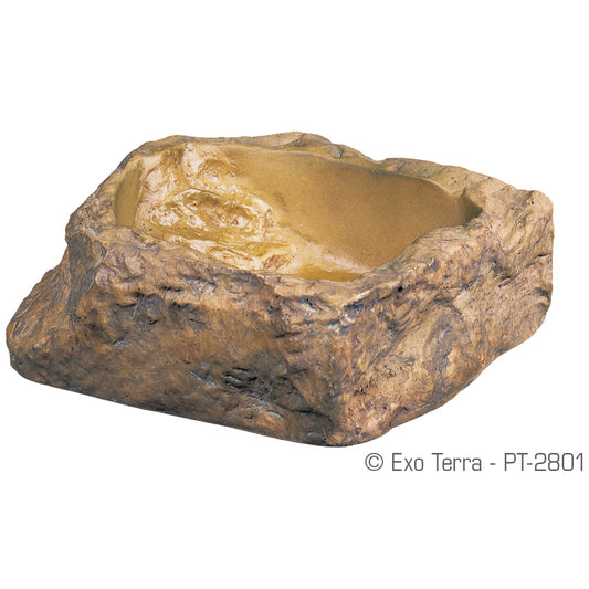 Bol à eau effet rocher