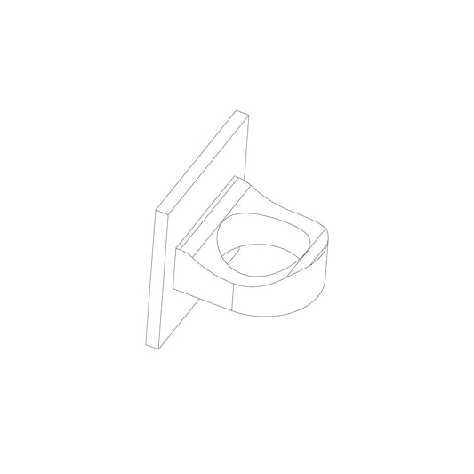 Ensemble de supports adhésifs pour cadenas