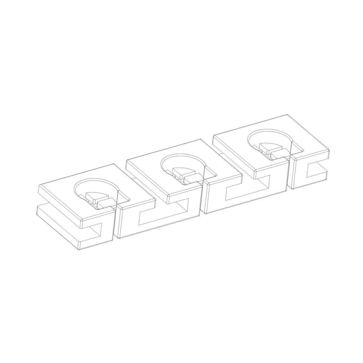 Passe-câbles à fermeture automatique pour 3 câbles pour terrariums et paludariums professionnels