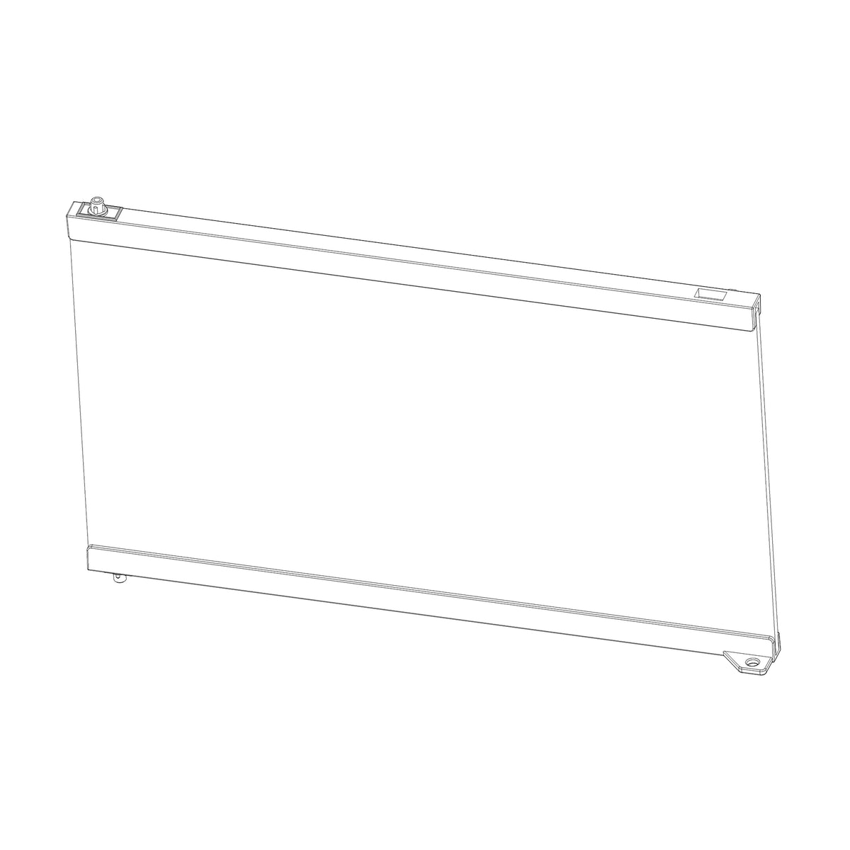 Porte de rechange en verre pour terrarium professionnel très petit/large (PT4400)