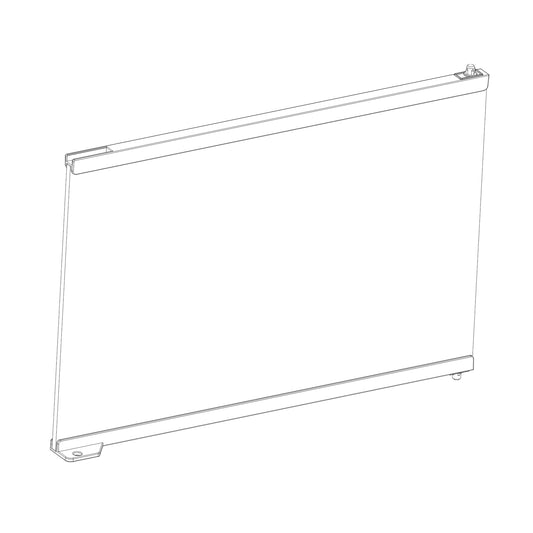 Porte de rechange en verre droite pour terrarium professionnel moyen/bas (PT4407)