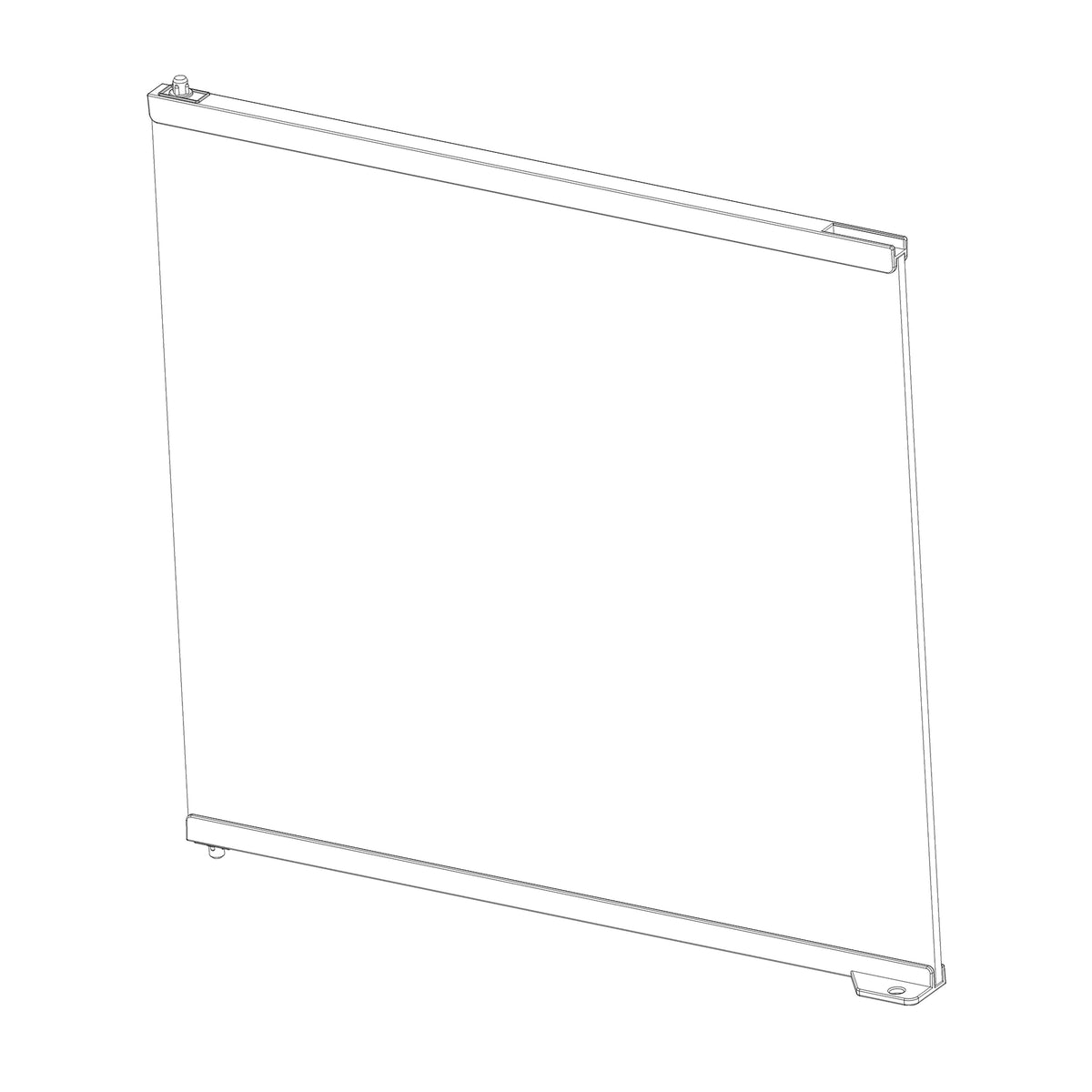 Porte de rechange en verre gauche pour terrarium professionnel moyen/large (PT4408)