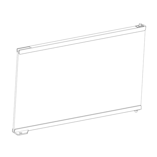 Porte de rechange en verre droite pour terrarium professionnel grand/large (PT4412)