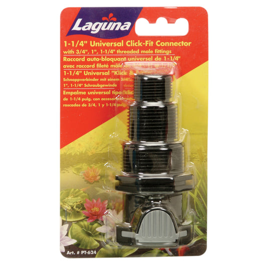 Raccord autobloquant universel de 32 mm (1 1/4 po), raccord fileté mâle de 19, 25 et 32 mm (3/4, 1, 1 1/4 po)