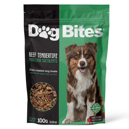 Gâteries de poumon de bœuf rôti au four Dog Bites Tendertipz