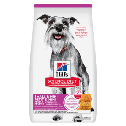 Sénior 7+ petite race poulet, orge et riz - nourriture sèche pour chien