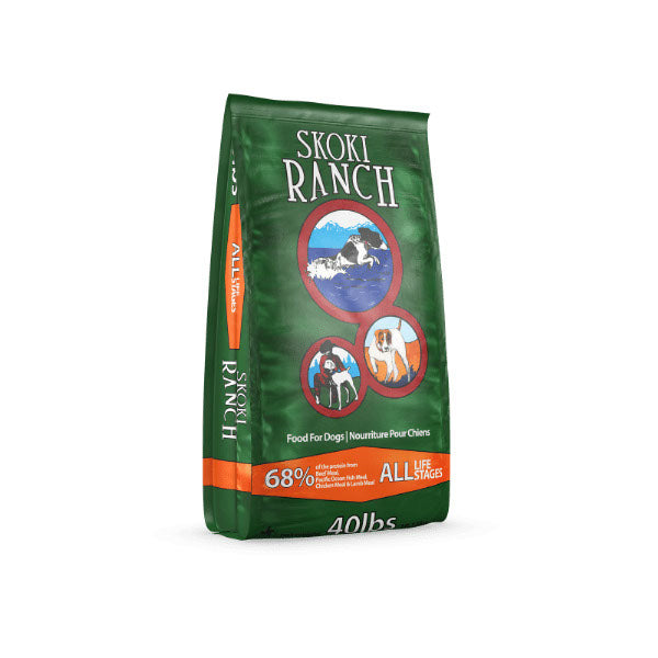Nourriture sèche pour chien Ranch 18,14 kg