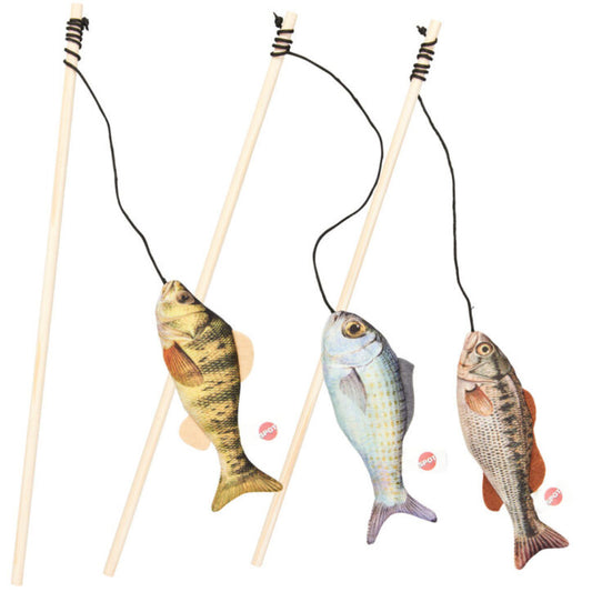 Agace-chat poisson réaliste 12 po