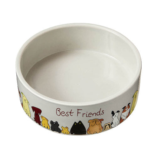 Bol en céramique Best Friends pour chien