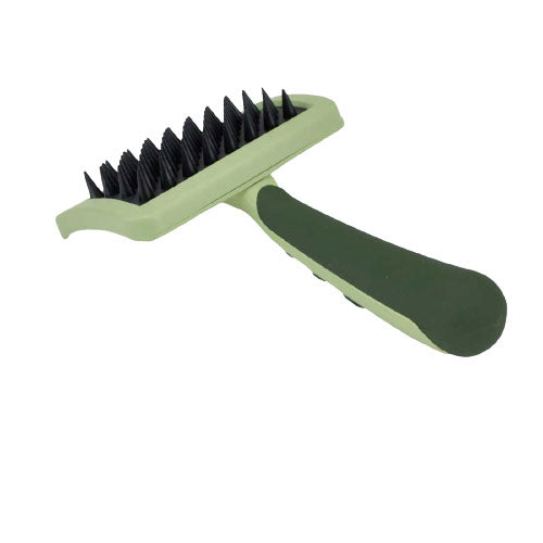 Brosse à massage en caoutchouc pour chien