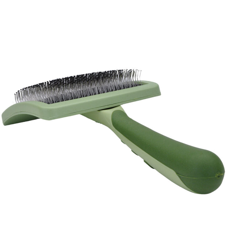 Brosse ferme courbée pour chien