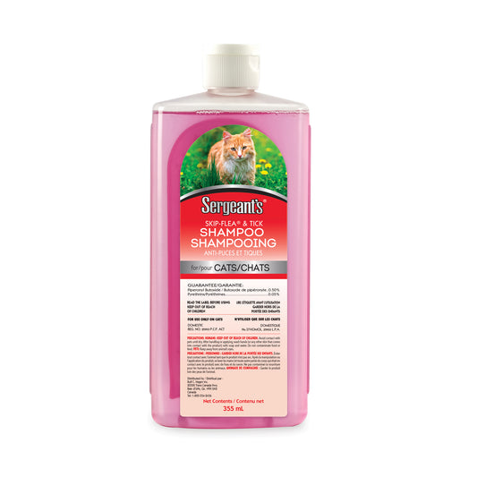 Shampooing antipuces et antitiques Skip pour chats 355 ml