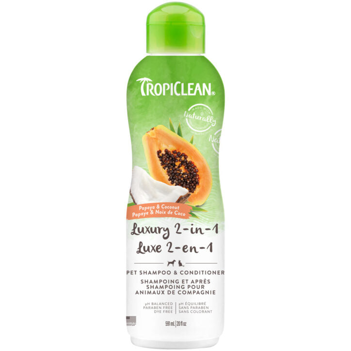 Shampoing et revitalisant 2 en 1 papaye et noix de coco 592 ml