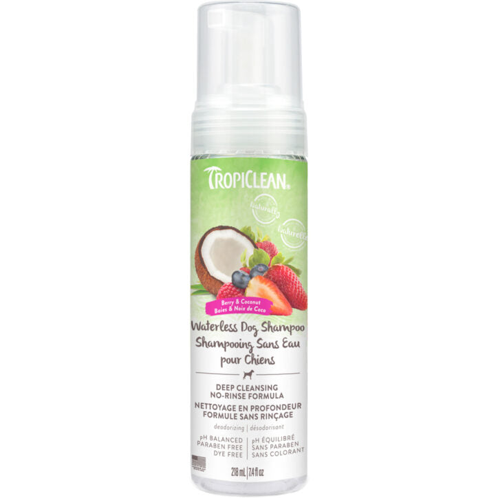 Shampoing sans eau nettoyant en profondeur baies et noix de coco 220 ml