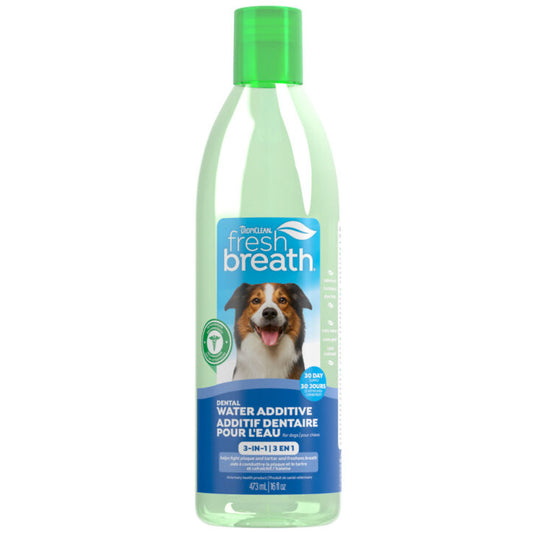 Additif pour eau Fresh Breath pour chien blanchiment avancé 473 ml