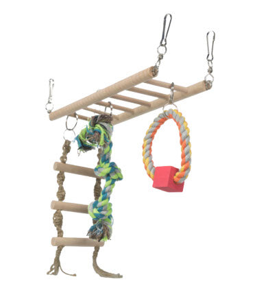 Pont suspendu pour petits animaux 29 x 25 x 9 cm