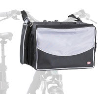 Transporteur avant pour vélo noir et gris 41 x 26 x 26 cm