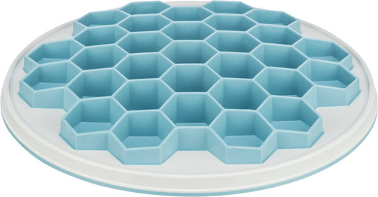 Bol ralentisseur ruche bleu et gris 30 cm