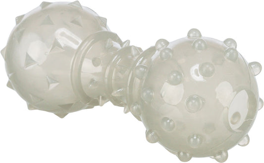 Haltère distributeur de friandises en TPR 12 cm