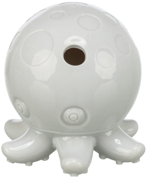Jouet distributeur Snack-Octopus en TPR gris 11 cm