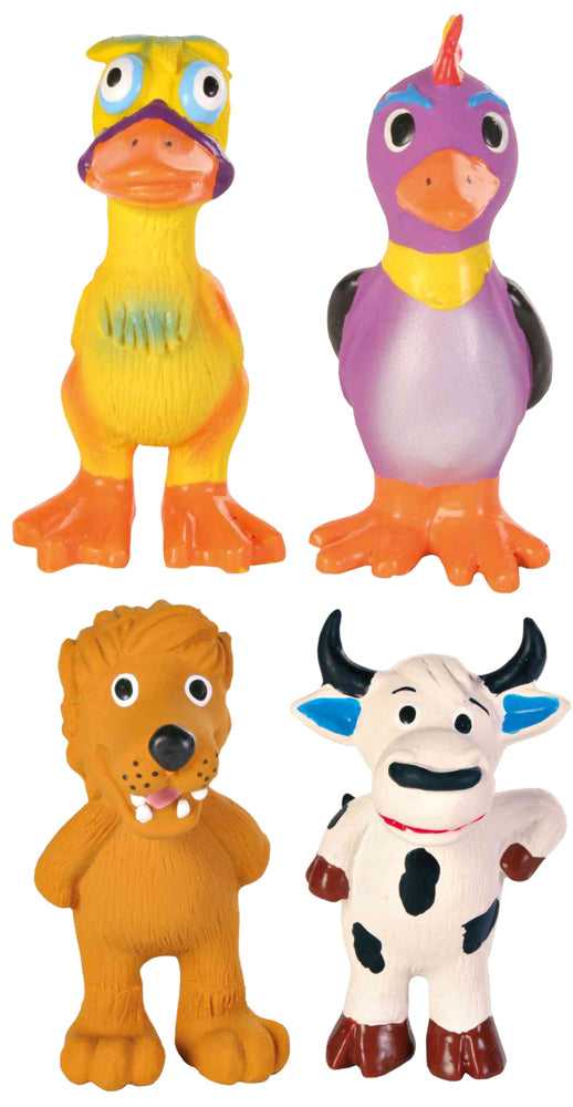 Mini animal en latex assorti 11 cm