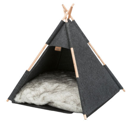 Tipi en feutre anthracite 55 x 65 x 55 cm