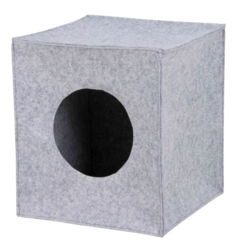 Abri Anton pour étagère gris 33 x 33 x 37 cm
