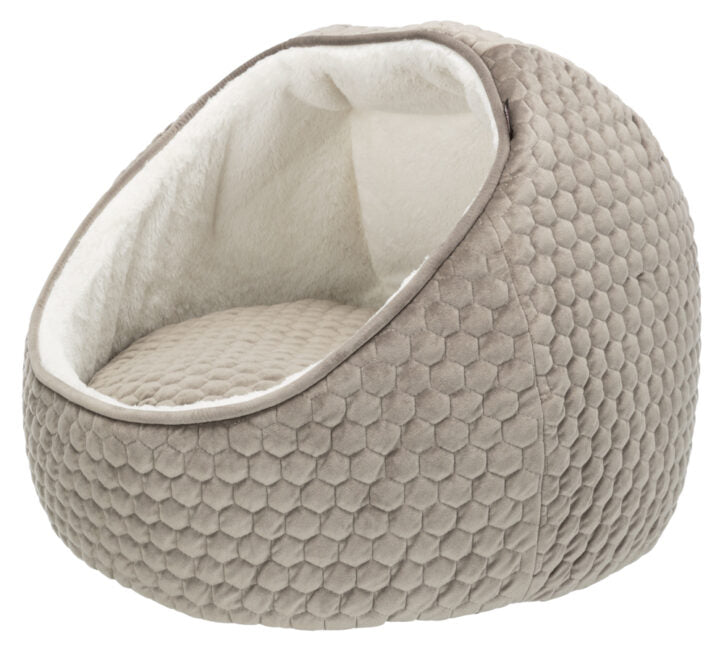 Abri Livia taupe et crème 55 x 45 cm