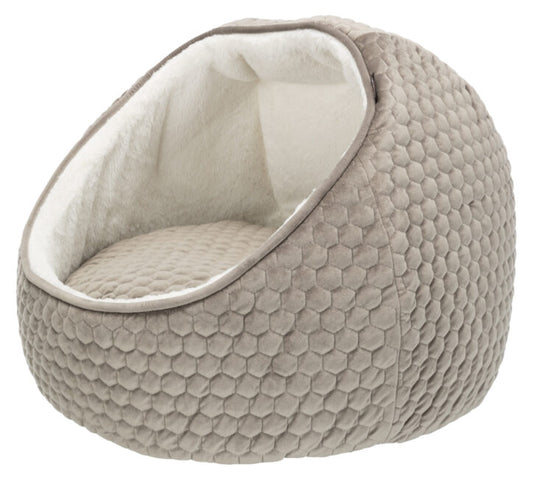 Abri Livia taupe et crème 55 x 45 cm