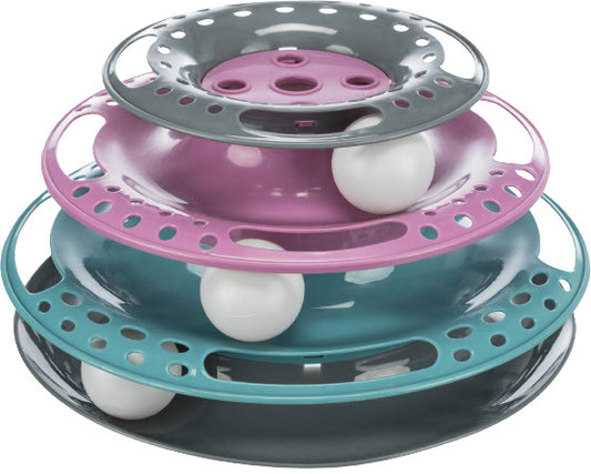 Tour de jeu en plastique avec balles 25 x 13 cm