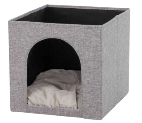Abri douillet Ella pour étagère gris 33 cm