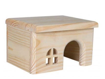 Maison en bois de pin pour petits animaux