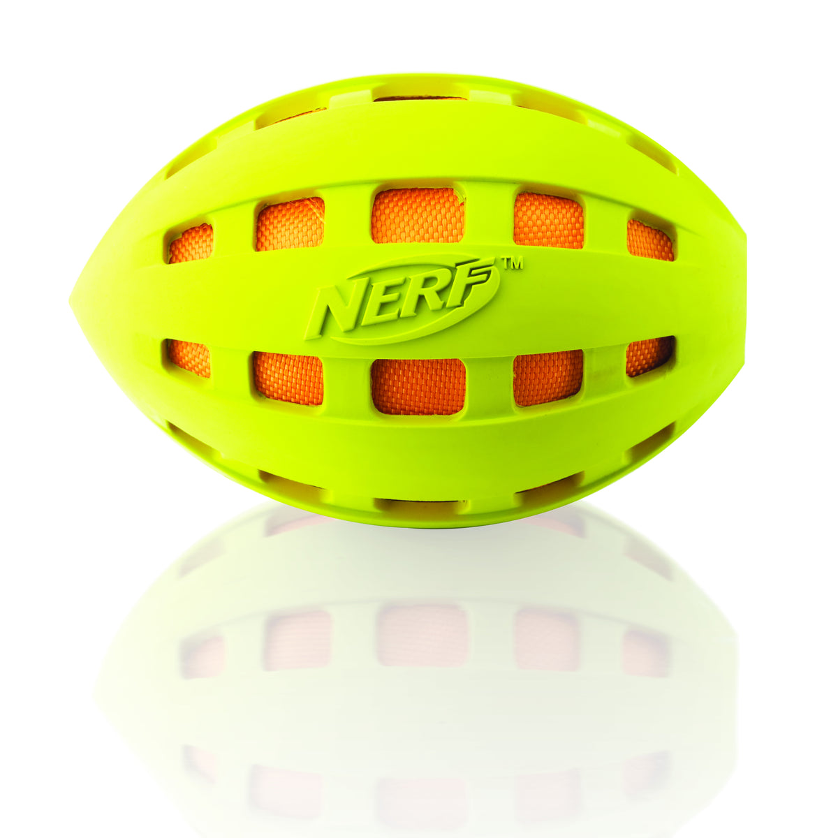 Ballon de football à mâcher, vert, 17,8 cm