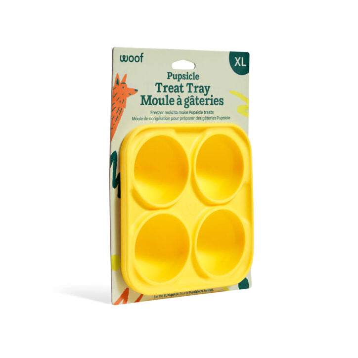 Pupsicle jaune - moule à gâteries pour chien