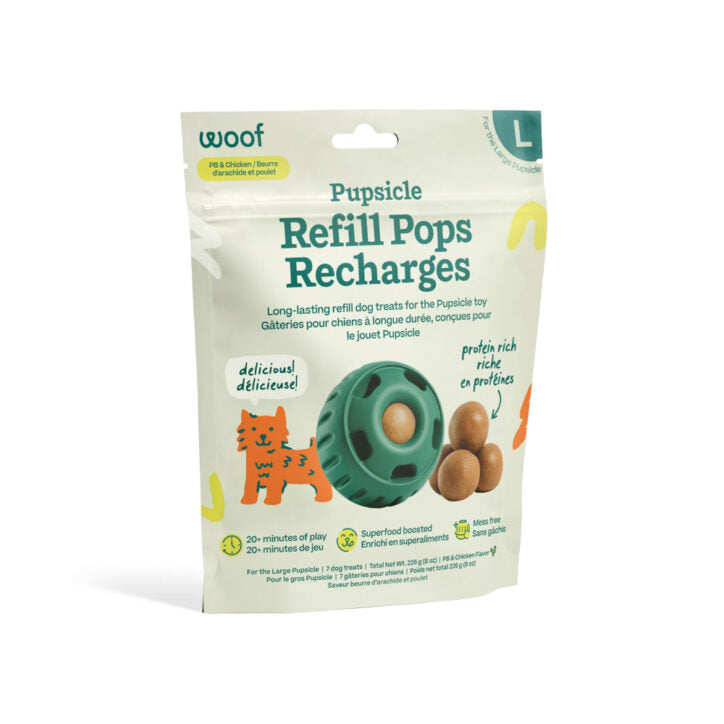 Recharges de gâteries Pupsicle pour chien