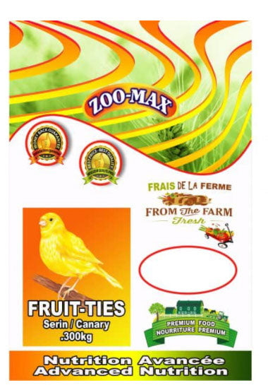 Nourriture Fruit-Ties pour serin 300 g