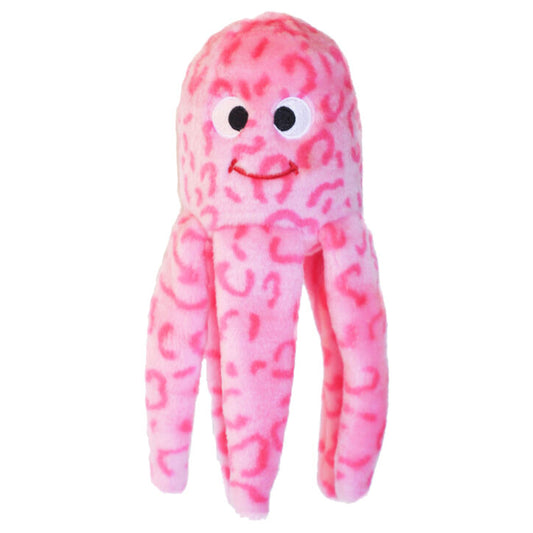 Peluche Floppy Jelly la pieuvre rose 9,5 po