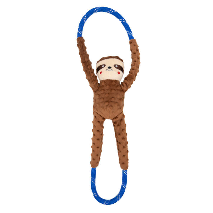 Jouet en corde avec peluche RopeTugz