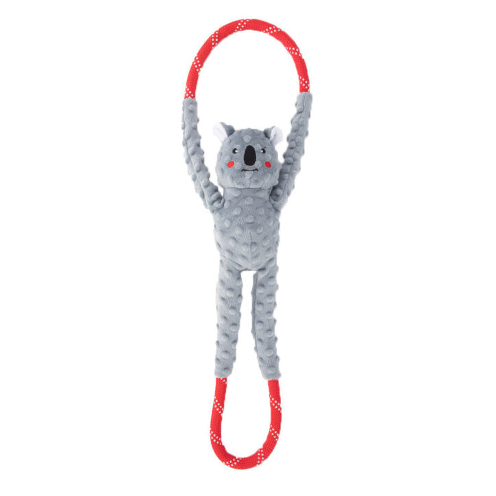 Jouet en corde avec peluche RopeTugz