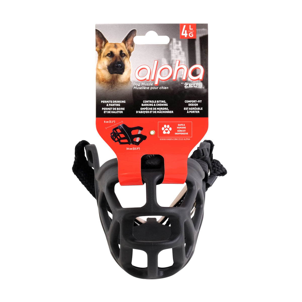 Muselière Alpha pour chien